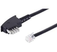 TAE-N Male to RJ12 Western 6/6 Fax Cable 6-Core Telephone Cable Connection Cable for Modem and Fax Machines 1 x 10 m