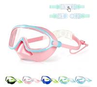 Taechalingo Children's Diving Goggles, Children's Back Closure, Diving Mask with Nose Cover, Adjustable Silicone Strap, Snorkel Mask, 180° Panorama