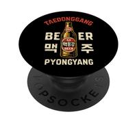 Taedonggang Beer Pyongyang North Korean Soviet Distressed PopSockets Adhesive PopGrip