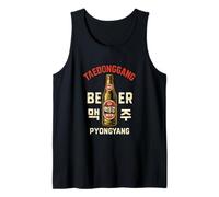 Taedonggang Beer Pyongyang North Korean Soviet Distressed Tank Top
