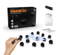 Taejom Magnetic Chess Game,Magnetic Game With String,20 Pieces Chess Set,Educational Games,Logic Training Board Game,Party Games,Christmas Games for Families