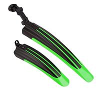 Taeku Bike Fenders, Adjustable Mudguard Set for 20 to 26 Inch and 700C | Front and rear set, Reinforced PVC, Two joint rear adjustment, Front fork and rear seatpost mounting