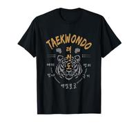 Taekwondo 5 tenets and tiger- ITF/WT T-Shirt