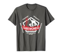Taekwondo 5 Tenets Martial Arts ATA ITF Gift T-Shirt
