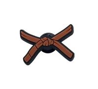Taekwondo belt color shoe charm + Korean Flag - Choose 1 belt color for your Crocs, Polyvinyl Chloride, No Gemstone