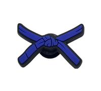 Taekwondo belt color shoe charm + Korean Flag - Choose 1 belt color for your Crocs, Polyvinyl Chloride, No Gemstone