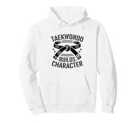 Taekwondo Builds Character Funny Taekwondo Instructor Pullover Hoodie