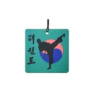 Taekwondo Car Air Freshener (Fun Birthday/Xmas Christmas Stocking Filler/Secret Santa/Novelty Scented Gift)