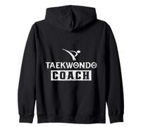Taekwondo coach Martial Arts Tae Kwon Do Training Fighter Zip Hoodie
