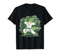 Taekwondo Crocodile Kickboxing Animal Jiu-Jitsu Kung Fu MMA T-Shirt