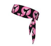 Taekwondo Design Print Head Tie Headbands, Ninja Karate Tie, Athletic Sweatbands,Sweat Wicking Workout Head Band