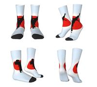 Taekwondo Design Print Mid-Calf Socks Skin Friendly, Comfortable, And Has A Good Foot Feel