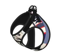 Taekwondo Design Print Reflective No Choke Pet Vest Harness,Adjustable Soft Padded Dog Harness With Easy Control Handle