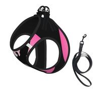 Taekwondo Design Print Small Dog Harness And Leash Set, Adjustable Soft Vest With 360° Reflective Straps For Cats Puppy