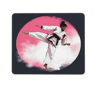 (Taekwondo Design) Printed Mousepad 7.9 x 9.5 in, Waterproof Non-Slip Mouse-Pad Rubber Base for Laptop Desktop Mat for Home Office Desk Decor