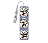 Taekwondo Design Printing Fashion Wooden Bookmarks 5 Pieces,Rectangle Bookmarks for Adult Perfect for Graduation Gifts