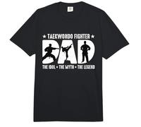 Taekwondo Fighter Dad The Martial Artist Taekwondo Fighter Comfort Colors Adult Heavyweight T-Shirt