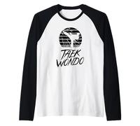 Taekwondo Fighter Tae Kwon Do Martial Arts Training Raglan Baseball Tee