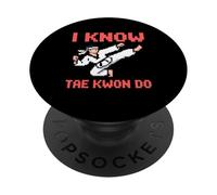 Taekwondo Fighter Video Game Style Arcade PopSockets Adhesive PopGrip