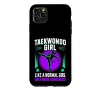 Taekwondo Girl Black Belt Testing Partner Gifts Tae Kwon Do Case for iPhone 11 Pro Max