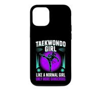 Taekwondo Girl Black Belt Testing Partner Gifts Tae Kwon Do Case for iPhone 12/12 Pro