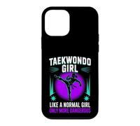 Taekwondo Girl Black Belt Testing Partner Gifts Tae Kwon Do Case for iPhone 12 mini