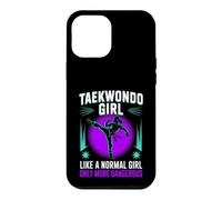 Taekwondo Girl Black Belt Testing Partner Gifts Tae Kwon Do Case for iPhone 12 Pro Max