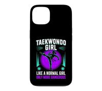 Taekwondo Girl Black Belt Testing Partner Gifts Tae Kwon Do Case for iPhone 13
