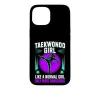 Taekwondo Girl Black Belt Testing Partner Gifts Tae Kwon Do Case for iPhone 15