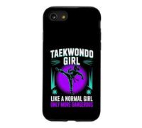 Taekwondo Girl Black Belt Testing Partner Gifts Tae Kwon Do Case for iPhone SE (2020) / 7/8