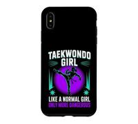 Taekwondo Girl Black Belt Testing Partner Gifts Tae Kwon Do Case for iPhone XS Max