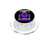 Taekwondo Girl Black Belt Testing Partner Gifts Tae Kwon Do PopSockets PopGrip for MagSafe