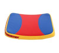 Taekwondo Grasp Horizontal Arc - Shaped Chest Target, Taekwondo Side Kick Pad, High - Density EVA Sponge Shock Absorption Training Target with PU Leather for Martial Arts Home Gym (Large three colors)