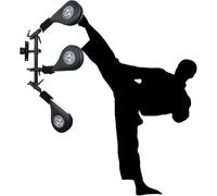 Taekwondo Kick Pads - Wall Mounted Martial Arts Training Targets for Teens and Adults - 3 Durable Kicking Pads