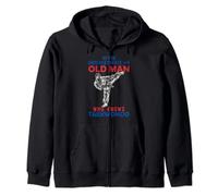 Taekwondo Kickboxing Karate Martial Arts Training Athletes Zip Hoodie