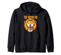 Taekwondo Lion Head Tae Kwon Do Roaring Spirit Zip Hoodie