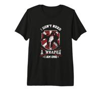 Taekwondo Martial Artist I Have No Weapon I Am One Need Premium T-Shirt
