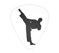 taekwondo martial arts The 12 piece guitar pick pack is suitable for various electric guitars, acoustic guitars and bass guitars