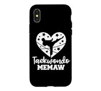 Taekwondo Memaw Heart Funny Taekwondo Athlete Case for iPhone X/XS