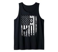 Taekwondo Mom American Flag Vintage Christmas Xmas Tank Top