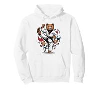 Taekwondo Mom Silhouette Modern Clean Maternal Identity Tkd Pullover Hoodie