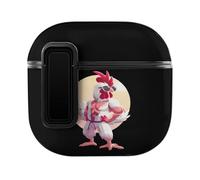 Taekwondo Muscle Turkey Chicken Hard Shell Case Skin Accessories Cover with Secure Lock Clip Compatible with AirPods 4