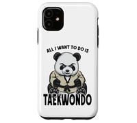 Taekwondo Panda All I Want To Do Is Cute Bear Case for iPhone 11