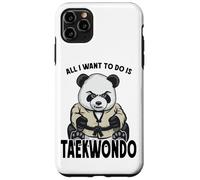 Taekwondo Panda All I Want To Do Is Cute Bear Case for iPhone 11 Pro Max