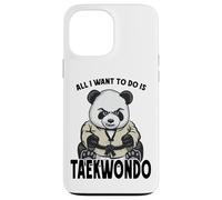 Taekwondo Panda All I Want To Do Is Cute Bear Case for iPhone 13 Pro Max