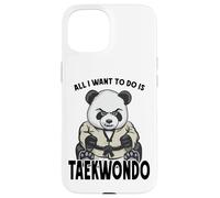 Taekwondo Panda All I Want To Do Is Cute Bear Case for iPhone 15