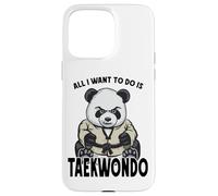 Taekwondo Panda All I Want To Do Is Cute Bear Case for iPhone 15 Pro Max
