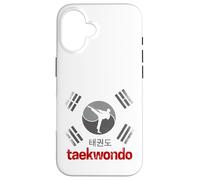 Taekwondo Retro Korea Flag Martial Arts Vintage Design Case for iPhone 16