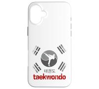 Taekwondo Retro Korea Flag Martial Arts Vintage Design Case for iPhone 16 Plus