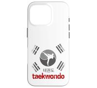 Taekwondo Retro Korea Flag Martial Arts Vintage Design Case for iPhone 16 Pro